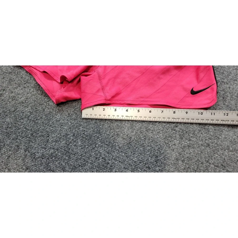 Nike Dri-Fit Shorts Women's Small Bright Pink Drawstring EUC